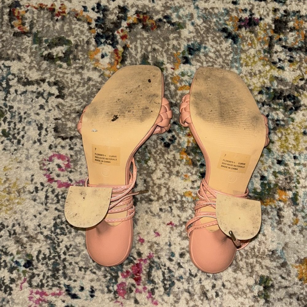 Cape Robbin Ankle Tie Heels - Picture 3 of 3